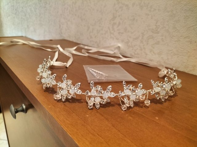 Coroncina per capelli da sposa