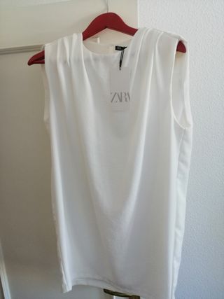 Vestido blanco Zara