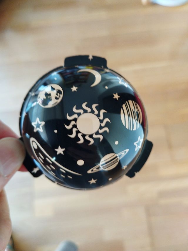 Linterna- proyector espacial