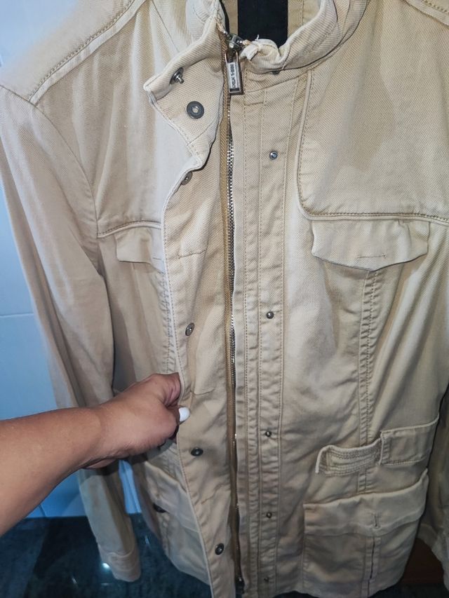 Giacchetta Dek'her in cotone beige tg. Xl