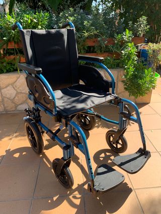 silla de ruedas invacare action 1 r talla 44