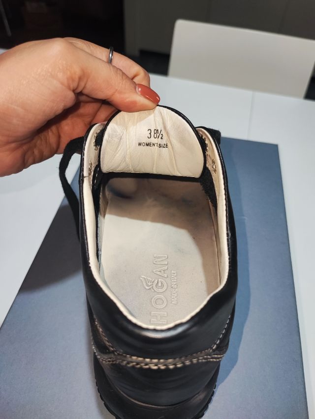 Hogan nere in pelle 38 1/2