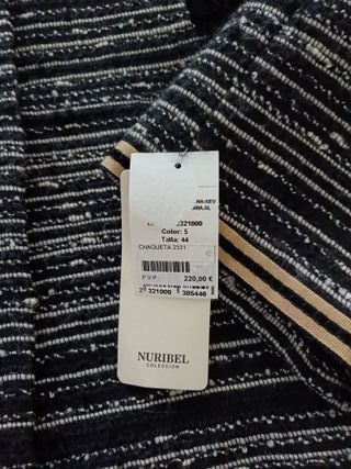 Chaqueta corta mujer Nuribel Nueva con etiquetas