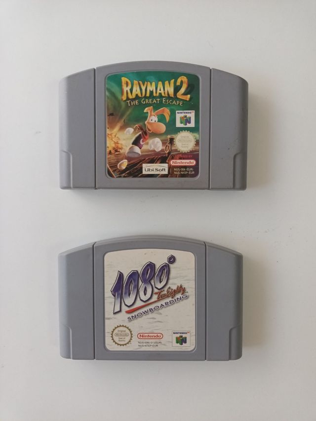 Pack 2 Juegos Nintendo 64 cartucho