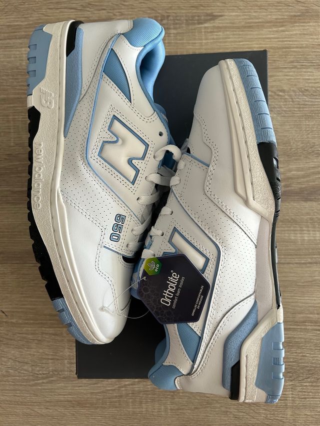 New Balance 550 UNC White University Blue