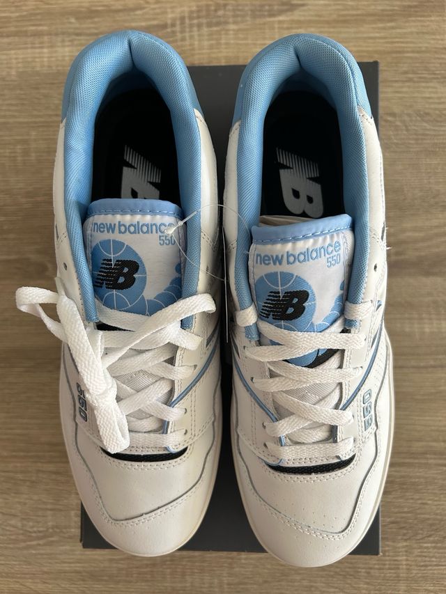 New Balance 550 UNC White University Blue