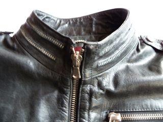 Zara Man / cazadora piel negra 