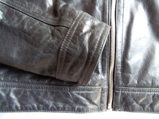 Zara Man / cazadora piel negra 