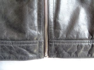 Zara Man / cazadora piel negra 