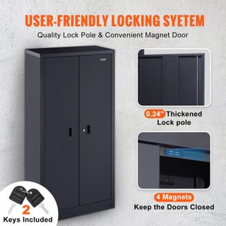 Armadio in Metallo da Archivio Ufficio 4 Ripiani C