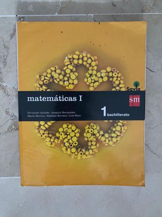 Libro matematicas 1 bachillerato SM