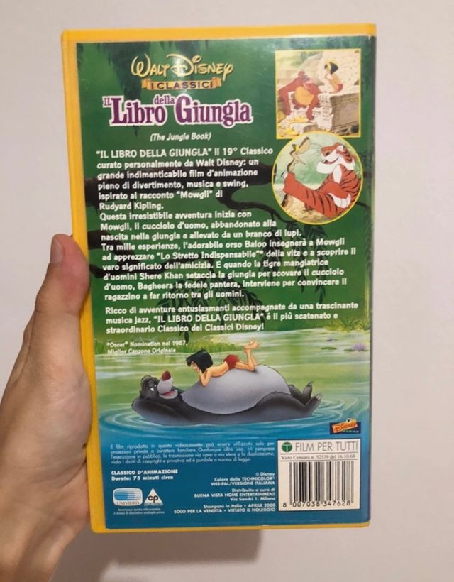 VHS Il libro della giungla