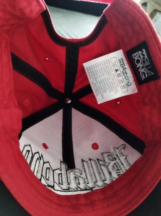 Gorra roja Billabong