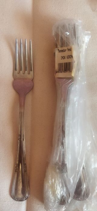 Cubertería acero inoxidable: 80 piezas Verona