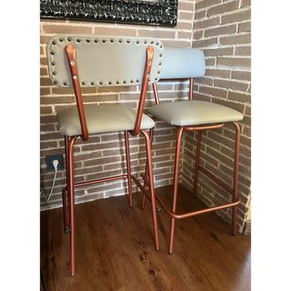 Pareja de Taburetes cobre