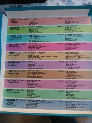 Cofanetto 10 vinili "colore e musica"