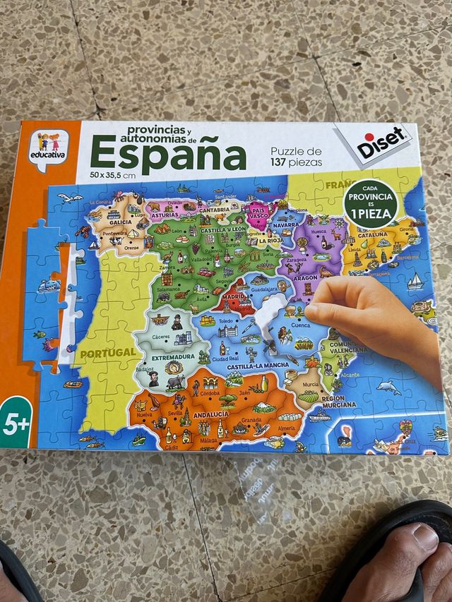 puzzle de mapa de españa
