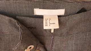 Traje 3 pzas. H&M pantalón 36 chaqueta y falda 38