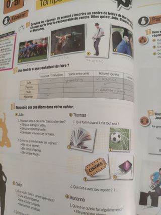 Libro francés 1° bachillerato.