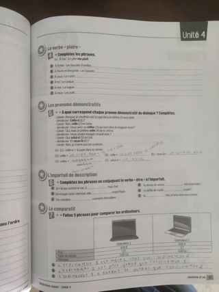 Libro francés 1° bachillerato.