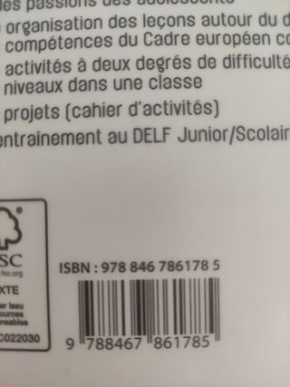 Libro francés 1° bachillerato.