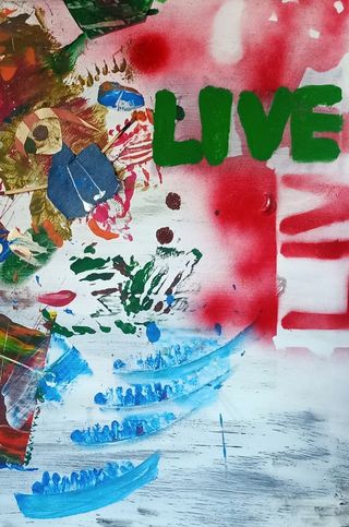 Cuadro Abstracto. Óleo sobre lienzo. Original.