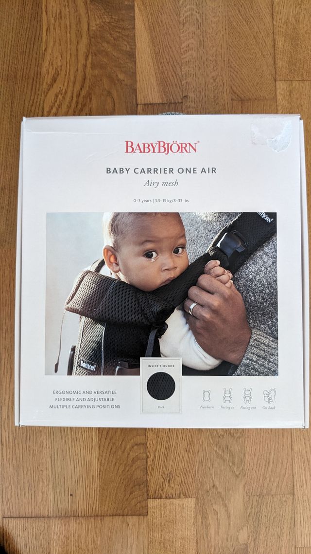 Mochila de Porteo BabyBjorn Negro