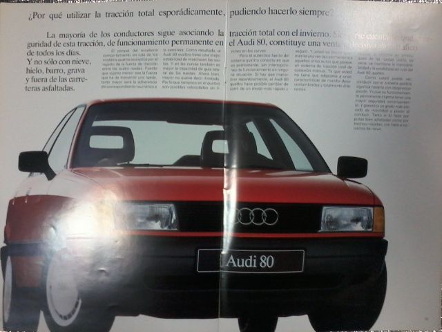 AUDI 80 Catálogo - En tu casa se ENVIA por 6€