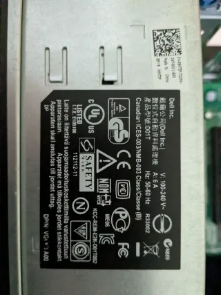 Caja y placa Dell T3600