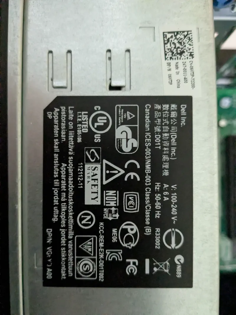 Caja y placa Dell T3600 afbeelding 5