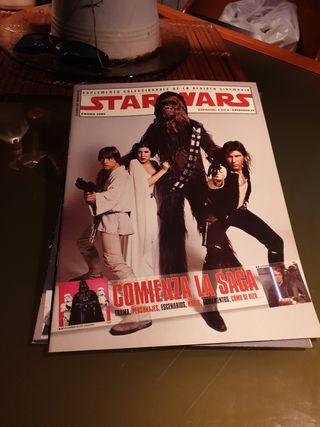 Lote revistas star wars  cinemania