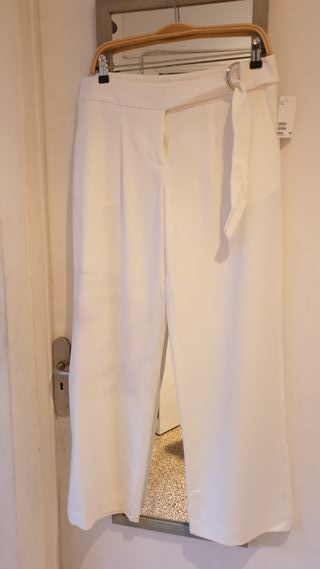 Pantalón blanco h&m talla 38 a estrenar