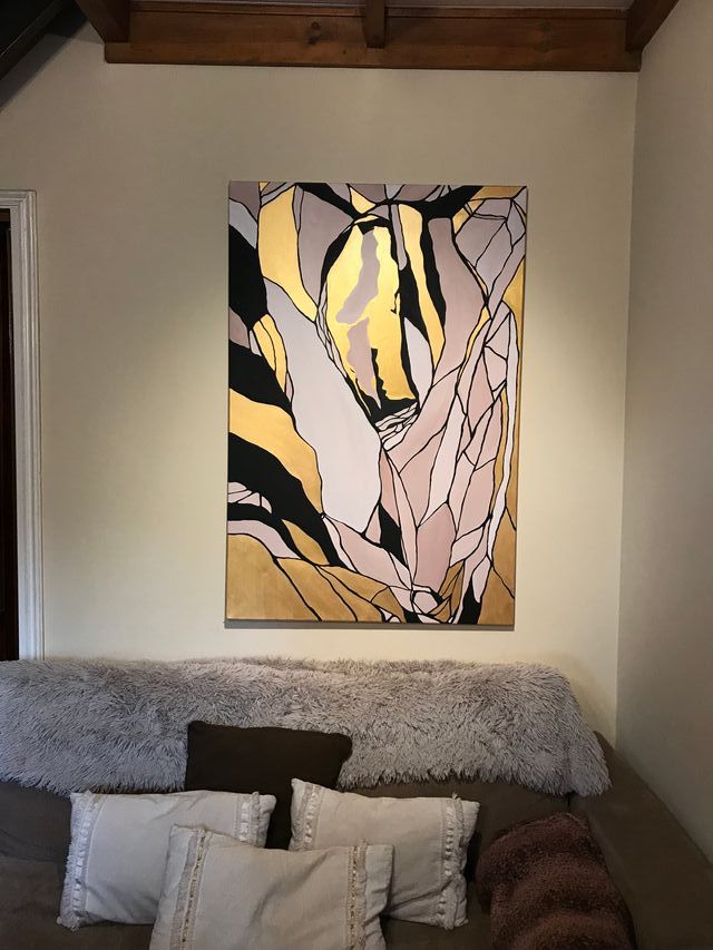 Cuadros decorativos pintados a mano