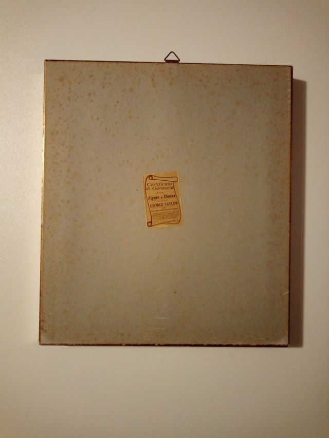 Riproduzione in litografia su foglia oro