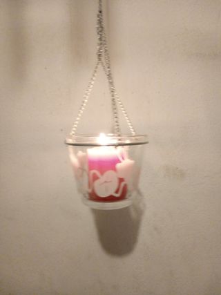 2 Portavasi/candele da appendere