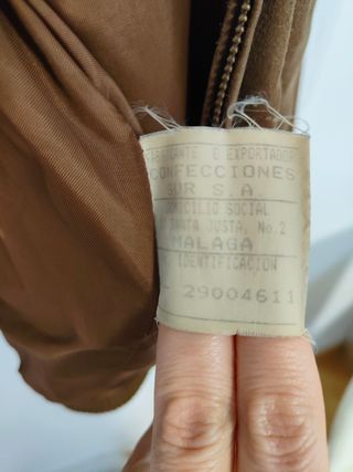 Chaqueta piel Marco Strada 
