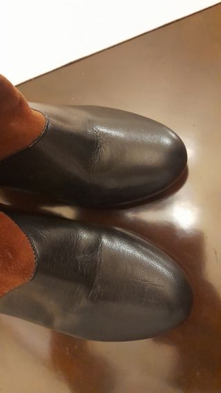 Botas caña alta piel