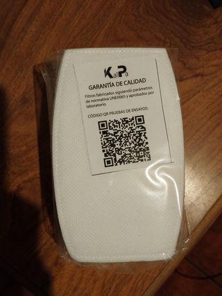 Filtros mascarilla