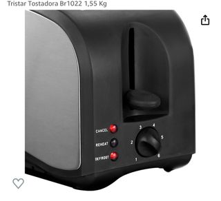 Tristar tostador acero inoxidable 3 funciones!!