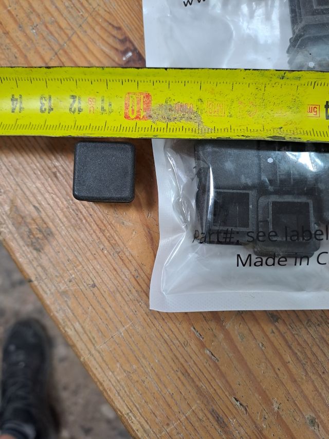 Sedia tacos quadrata in plastica