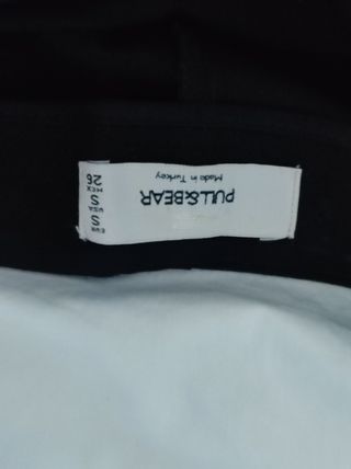 falda negra del pull and bear