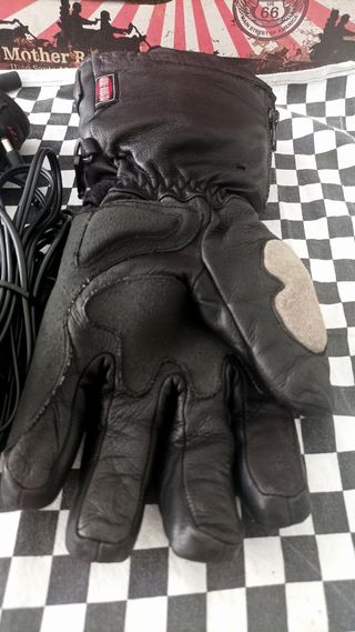 Guantes piel calefactables L
