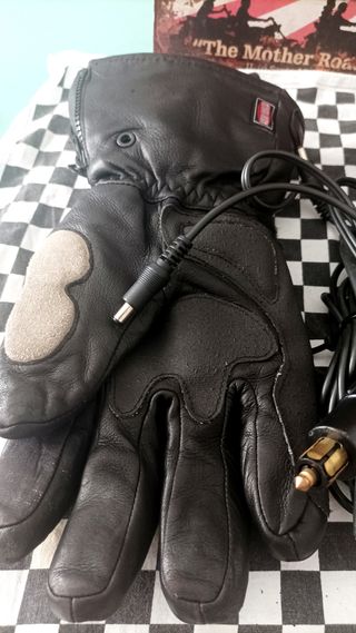 Guantes piel calefactables L