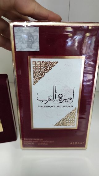 Perfumer árabe lattafa ameerat al arab roja