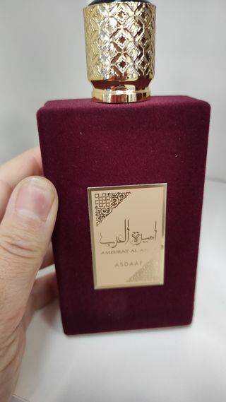 Perfumer árabe lattafa ameerat al arab roja