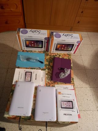Tablet 7 pulgadas con caja y cargador ,tarjeta sim