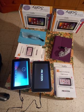 Tablet 7 pulgadas con caja y cargador ,tarjeta sim