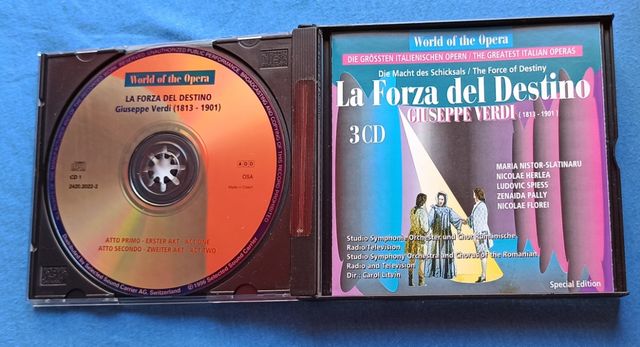3 CD ÓPERA LA FORZA DEL DESTINO