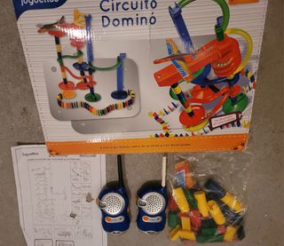 Lote Juguettos: Walkie Talkie 500m+Circuito Dominó