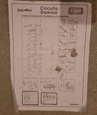 Lote Juguettos: Walkie Talkie 500m+Circuito Dominó